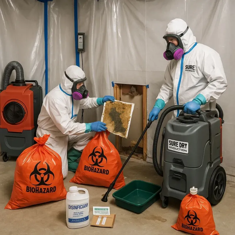 Contaminated Water Handling Protocols process in Lagrange, OH
