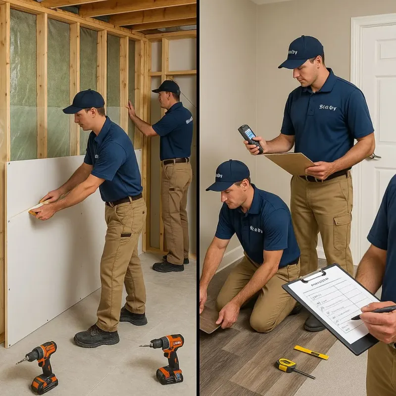 Repairs and Reconstruction process in Lagrange, OH